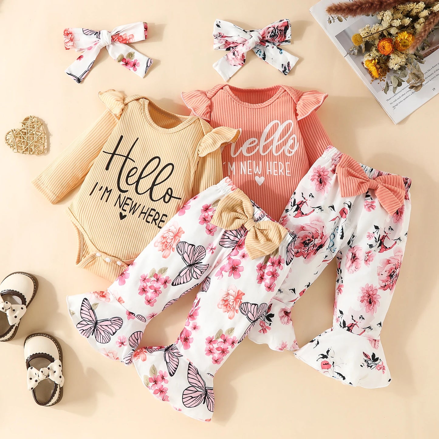 Restroo Floral Flare Baby Set