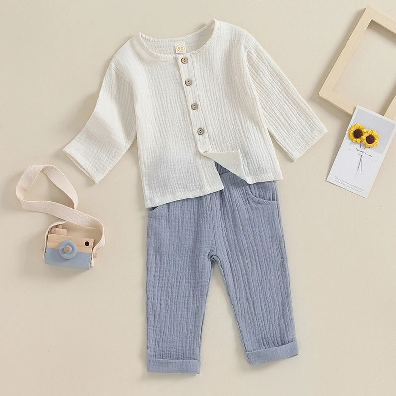 Restroo Old Money Outfit For Toddler