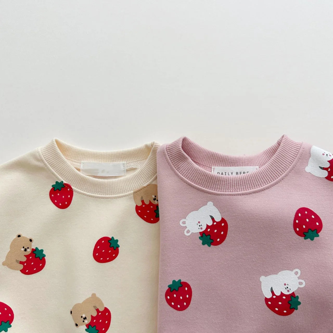 Restroo - Baby Strawberry Pullover Tracksuit