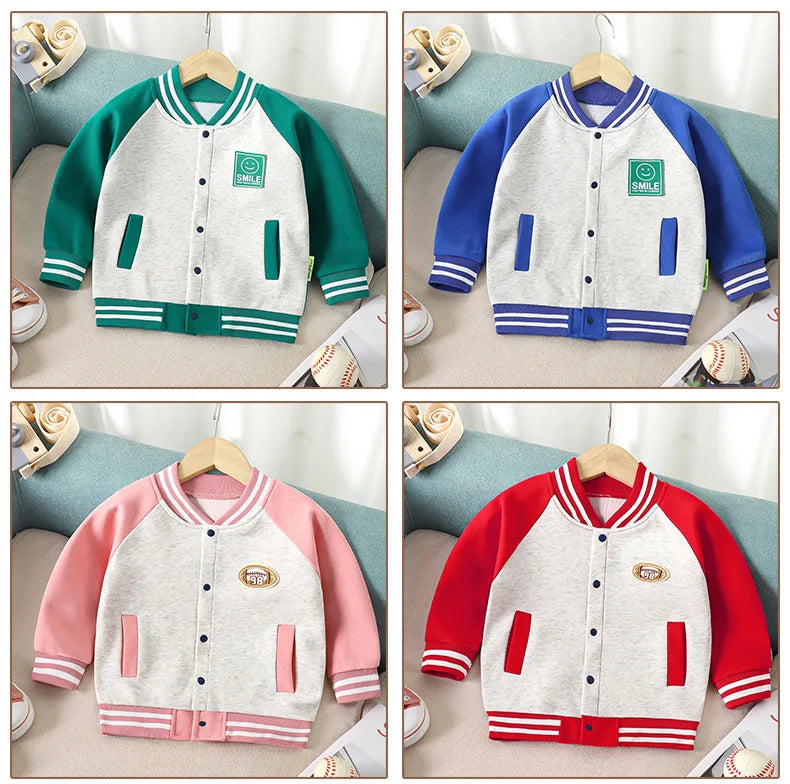 Restroo Toddler Varsity Jacket